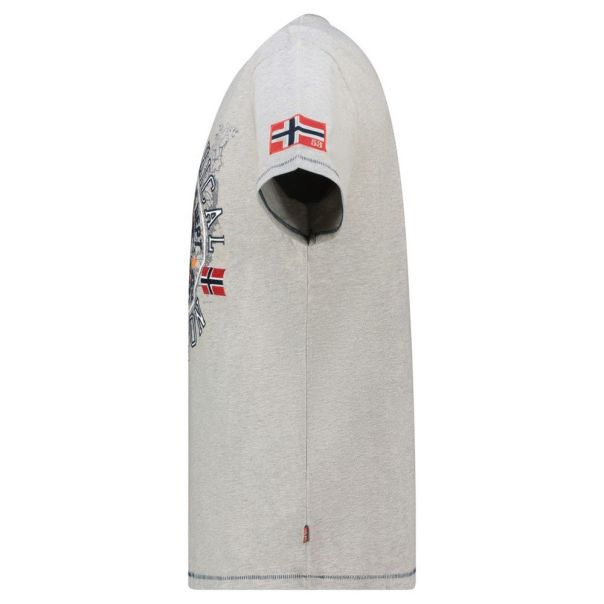 GEOGRAPHICAL NORWAY Majica kratak rukav jodept blended grey db men 240 M - SZ1754H-GN