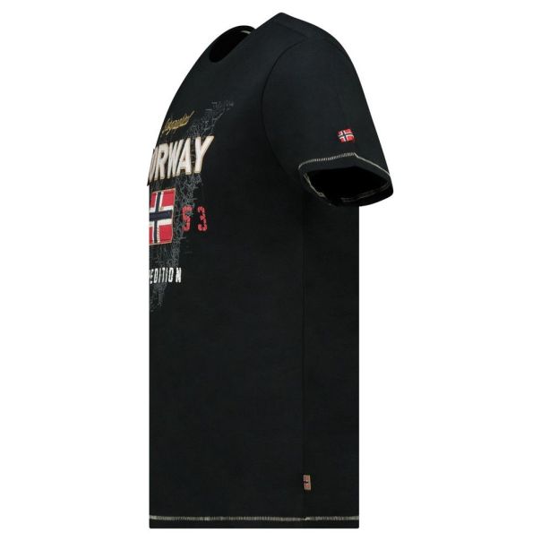 GEOGRAPHICAL NORWAY Majica kratak rukav juitre black db men 254 M - SZ2789H-GN