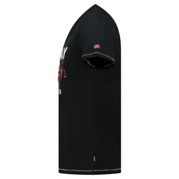 GEOGRAPHICAL NORWAY Majica kratak rukav juitre black db men 254 M - SZ2789H-GN