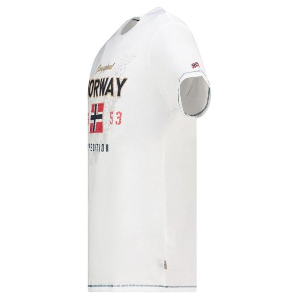 GEOGRAPHICAL NORWAY Majica kratak rukav juitre white db men 254 M - SZ2799H-GN