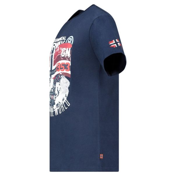 GEOGRAPHICAL NORWAY Majica kratak rukav jacross navy db men 402 M - SZ2897H-GN