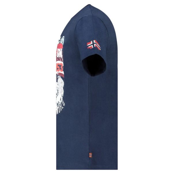 GEOGRAPHICAL NORWAY Majica kratak rukav jacross navy db men 402 M - SZ2897H-GN