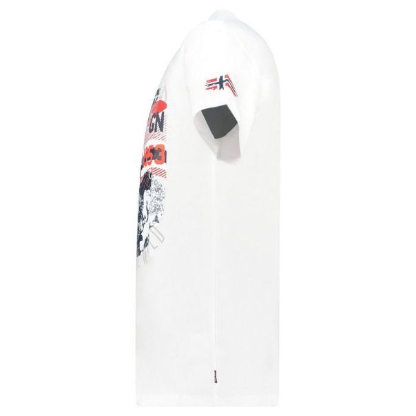 GEOGRAPHICAL NORWAY Majica kratak rukav jacross white db men 402 M - SZ2898H-GN