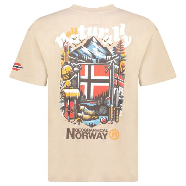 GEOGRAPHICAL NORWAY Majica kratak rukav jinto beige db men 402 M - SZ3295H-GN