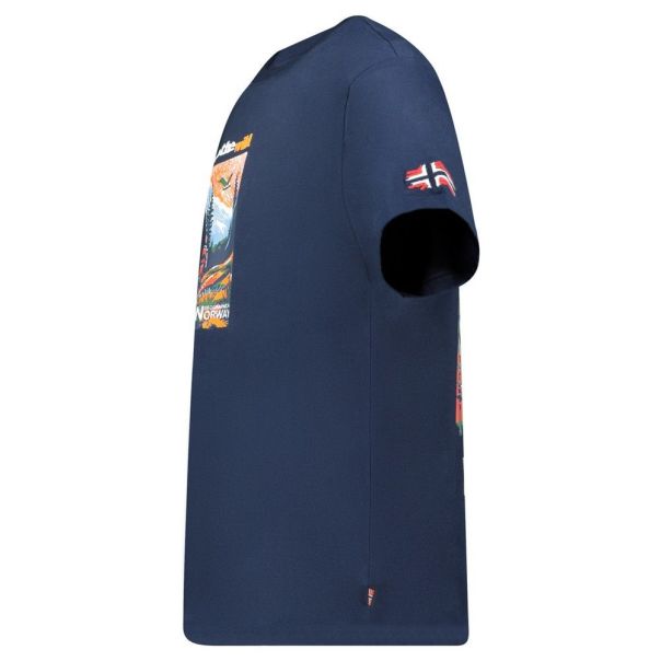 GEOGRAPHICAL NORWAY Majica kratak rukav jinto navy db men 402 M - SZ3297H-GN