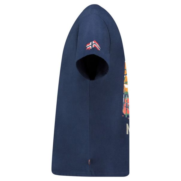 GEOGRAPHICAL NORWAY Majica kratak rukav jinto navy db men 402 M - SZ3297H-GN