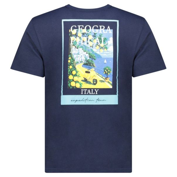 GEOGRAPHICAL NORWAY Majica kratak rukav jimoncello db navy men 235-1 M - SZ9495H-GN
