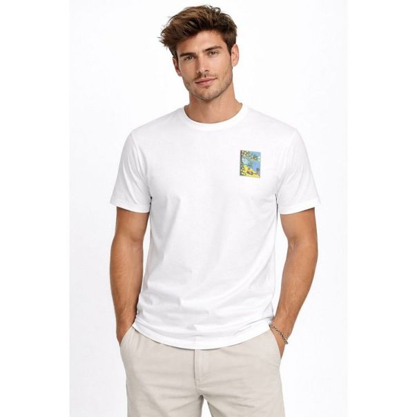 GEOGRAPHICAL NORWAY Majica kratak rukav jimoncello db white men 235-1 M - SZ9496H-GN