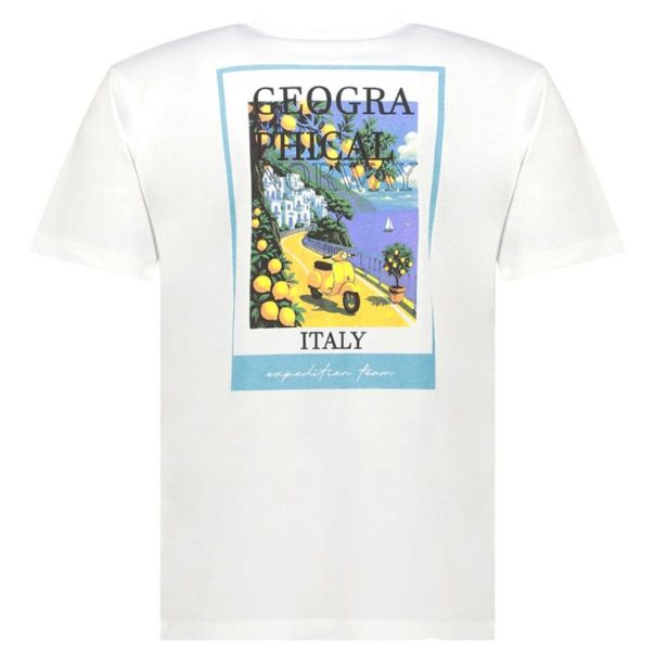 GEOGRAPHICAL NORWAY Majica kratak rukav jimoncello db white men 235-1 M - SZ9496H-GN