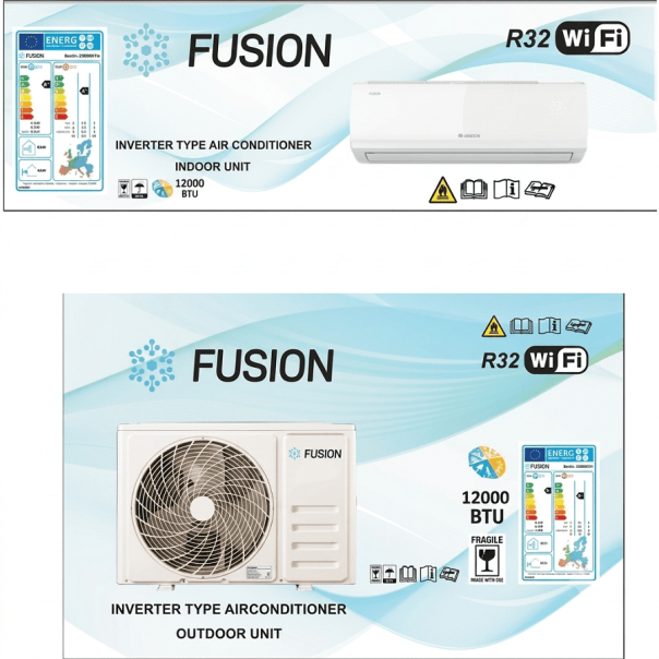 Fusion Inverter klima uređaj 12000 BTU - EP3146039