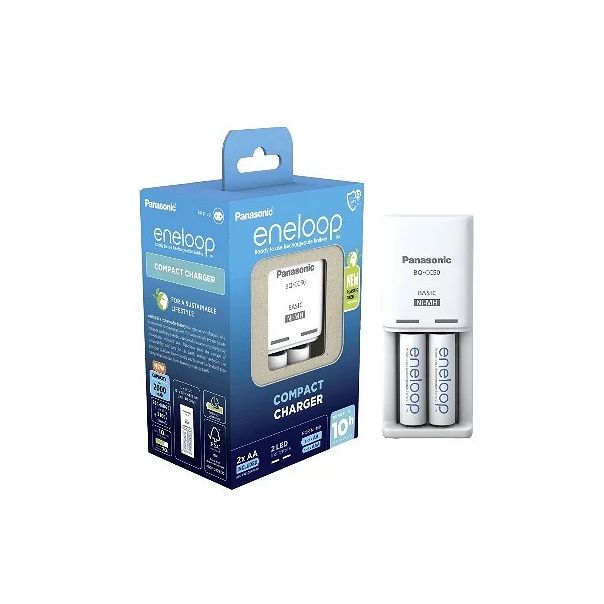 Panasonic punjač K-KJ5OMCD20E gratis 2 punjive baterije 2000mAh - EP3126396