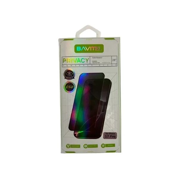 iPhone 17 Pro  Privacy  Bavitel zaštitno staklo- 9H Strong Hardness Anti-Scratch - EP3144300