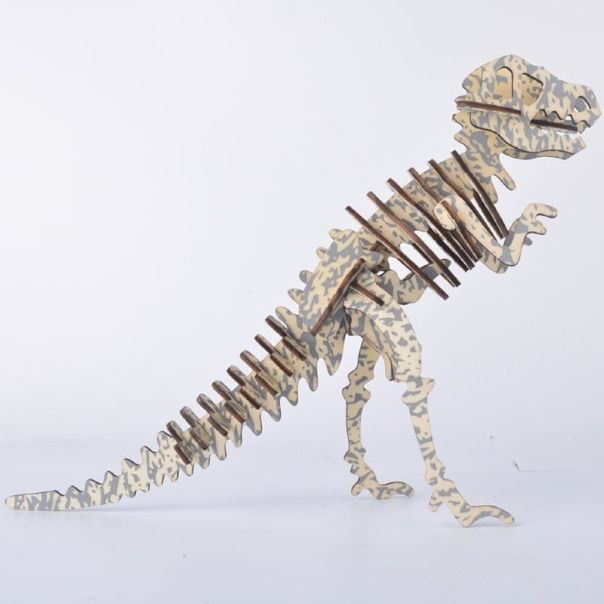 3d drvena slagalica - Tiranosaurus - 49-1