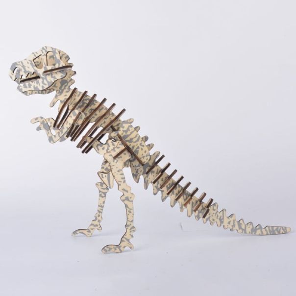 3d drvena slagalica - Tiranosaurus - 49-1