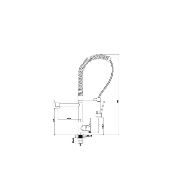 METALAC Slavina za sudoperu Excelent T03480 - T03480