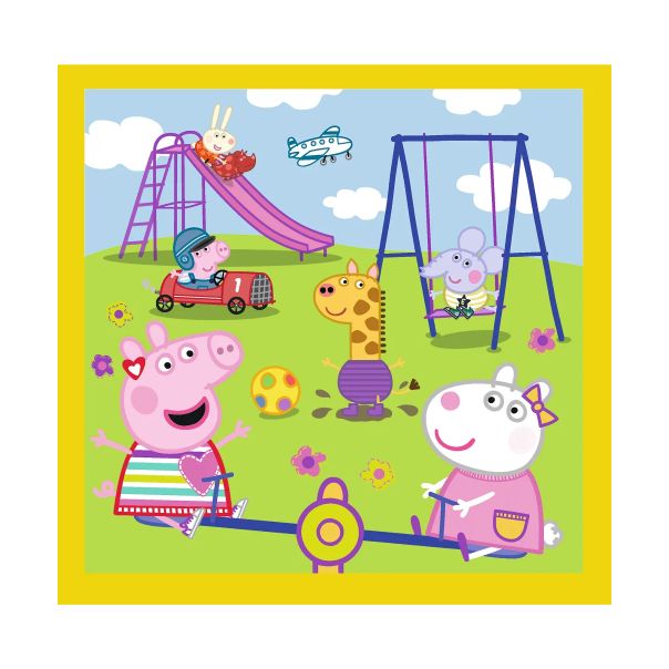 TREFL Puzzle 3u1 Pepa Prase 34849 - 50, 20, 36 delova - T34849