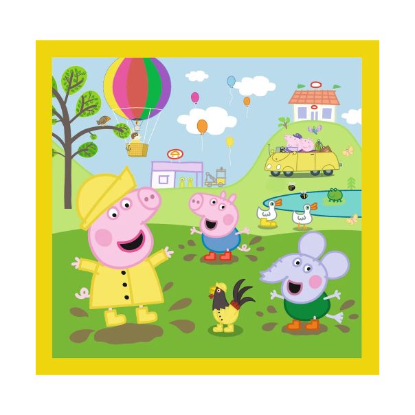 TREFL Puzzle 3u1 Pepa Prase 34849 - 50, 20, 36 delova - T34849