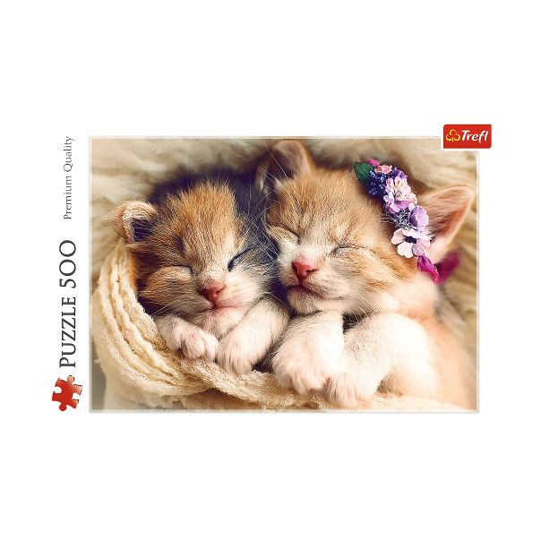 TREFL Puzzle Mace koje spavaju - 500 delova - T37271