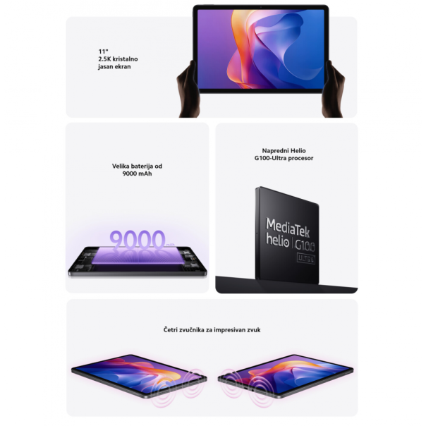 XIAOMI Redmi Pad 2 4/128GB Graphite Gray (VHU5659EU) - 223603
