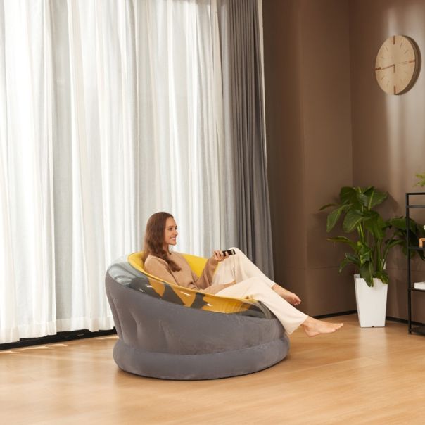 INTEX Fotelja na naduvavanje, žuta - BOLTABINTEX2Y