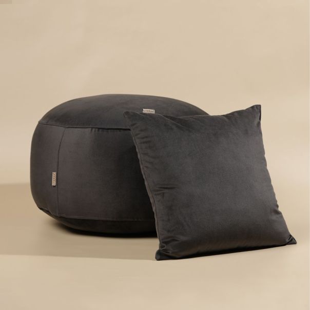 STEFAN Tabure R50x25cm antracite - 4208-antracite