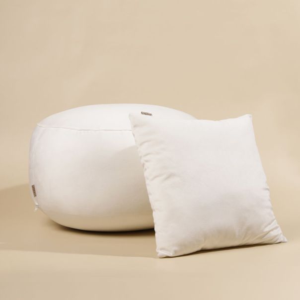 STEFAN Tabure R50x25cm ecru - 4208-ecru