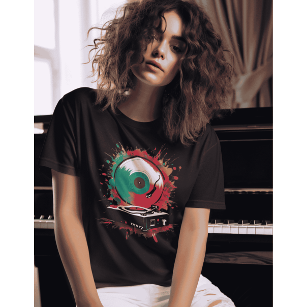 TAMANITZA Ženska crna majica VINIL - Tamanitza76