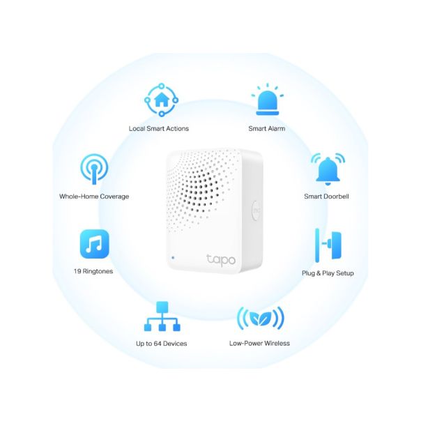 TP LINK Tapo H100 Smart Hub sa zvonom - TAPO H100