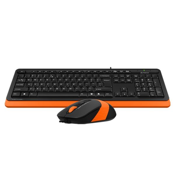 A4 TECH Set tastatura i miš F1010 FSTYLER, naradžasta/crna - TAS01073