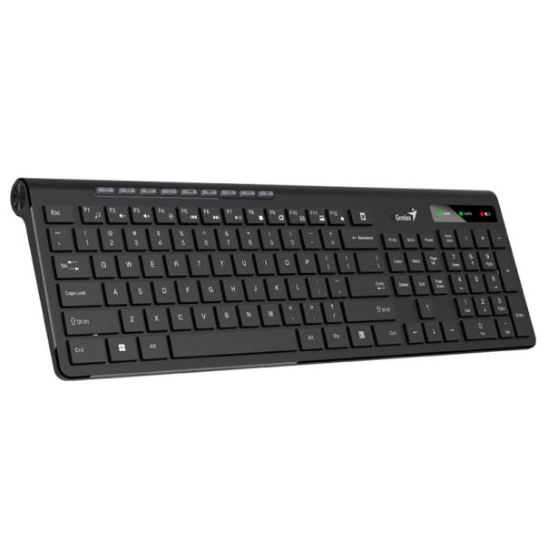 GENIUS SlimStar 7230 USB US crna tastatura - TAS01199