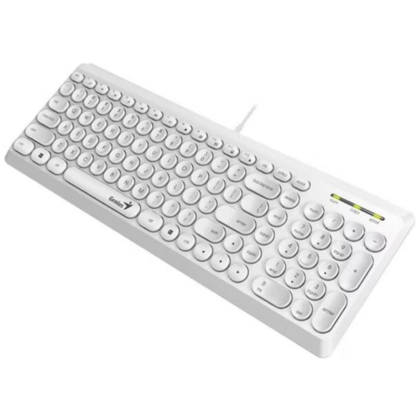 GENIUS Slimstar Q200 USB YU bela tastatura - EP1407770