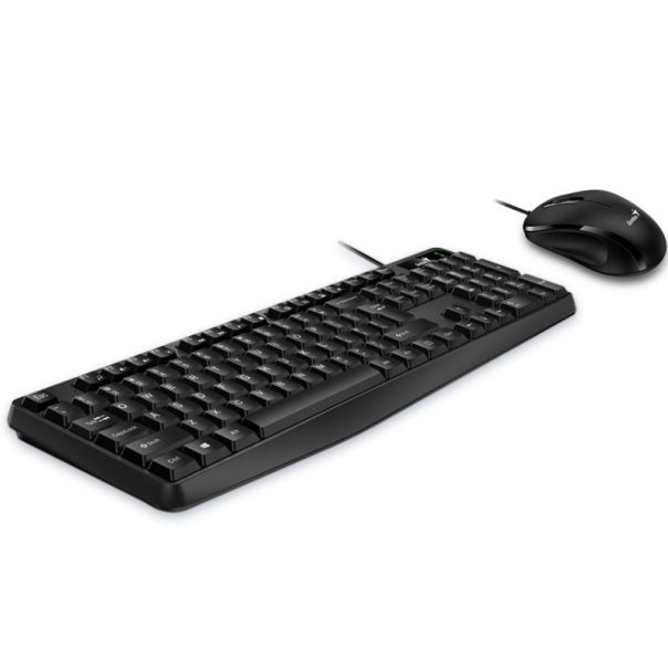 GENIUS Tastatura i miš KM-170 USB US, crni - 4710268258742