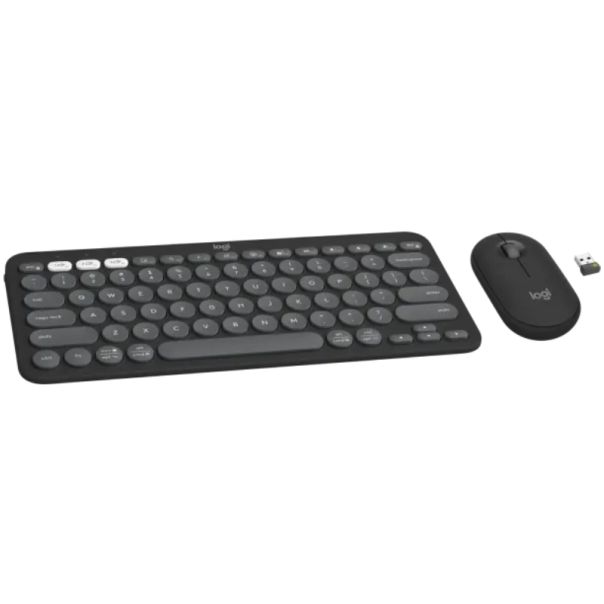 LOGITECH Tastatura i miš Pebble2 Combo US, crna - TAS01264