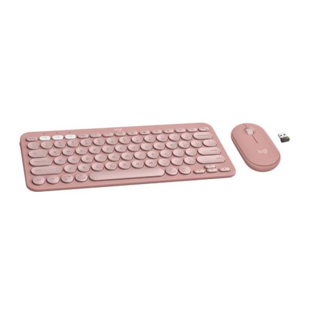 LOGITECH Pebble2 Wireless Combo US tastatura i miš roze - EP2901801