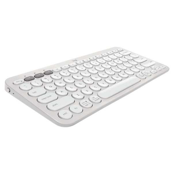 LOGITECH K380S Multi-Device Bluetooth Keyboard - TONAL WHITE - US INT'L - EP2976213