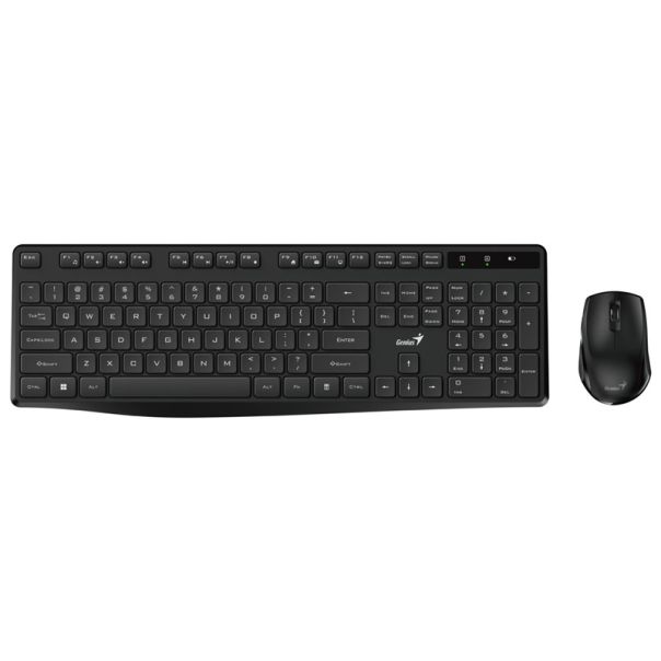 GENIUS Bežična tastatura US KM-8206S, crna - TAS01317