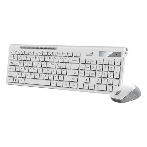 GENIUS SlimStar 8230 Wireless USB YU bela tastatura+ miš - EP1744309