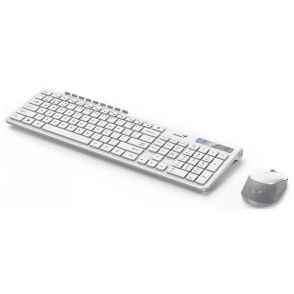 GENIUS SlimStar 8230 Wireless USB YU bela tastatura+ miš - EP1744309