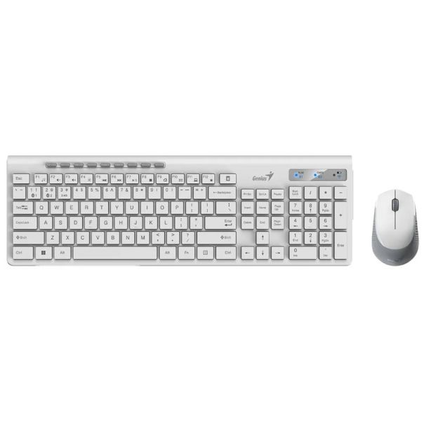 GENIUS SlimStar 8230 Wireless USB YU bela tastatura+ miš - EP1744309