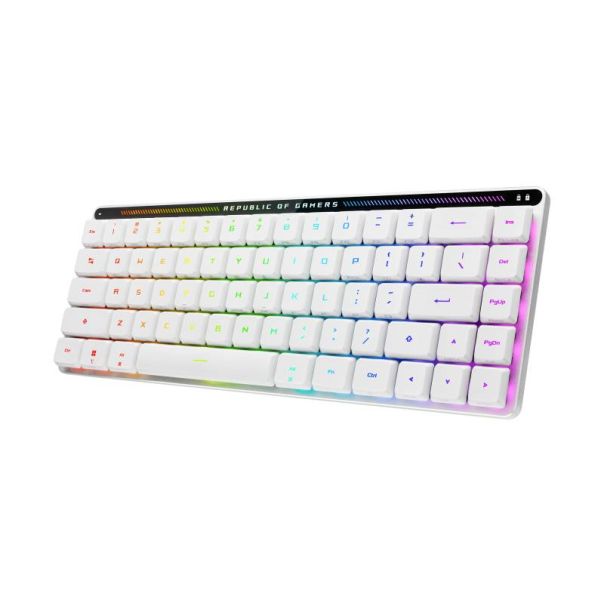 ASUS Bežična gaming tastatura M603 FALCHION RX LP, bela - TAS01321