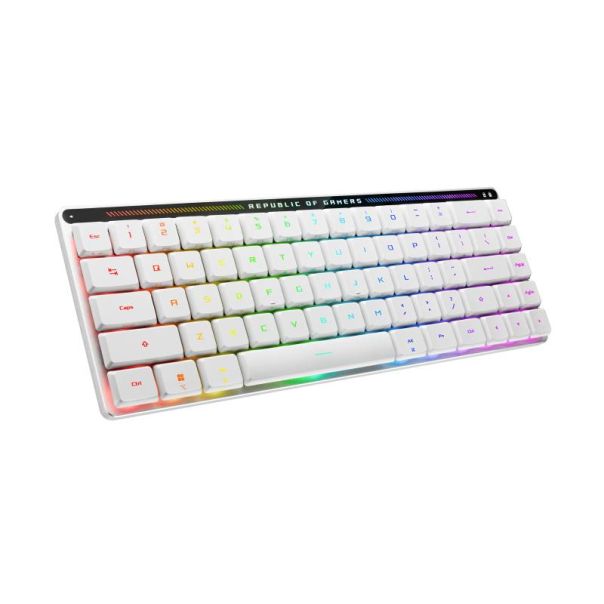 ASUS Bežična gaming tastatura M603 FALCHION RX LP, bela - TAS01321