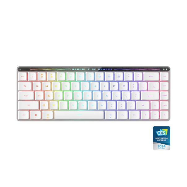 ASUS Bežična gaming tastatura M603 FALCHION RX LP, bela - TAS01321