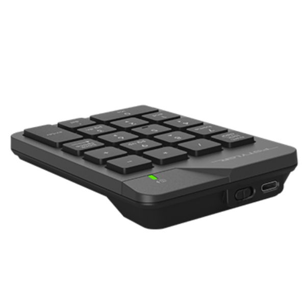A4 TECH Bežična numerička tastatura FGK21C FSTYLER 2.4G, siva - TAS01340