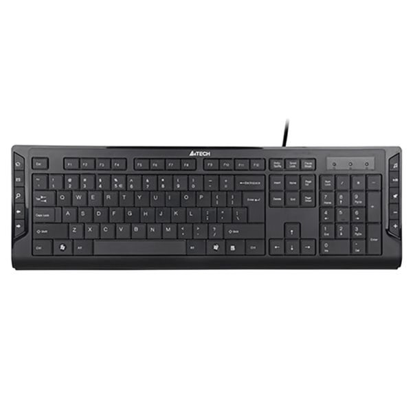 A4 TECH  Žična tastatura KD-600 X-Slim US, crna - TAS01353