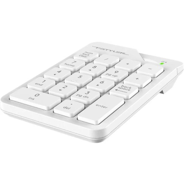 A4 TECH Bežična numerička tastatura FGK21C FSTYLER 2.4G, bela - TAS01441