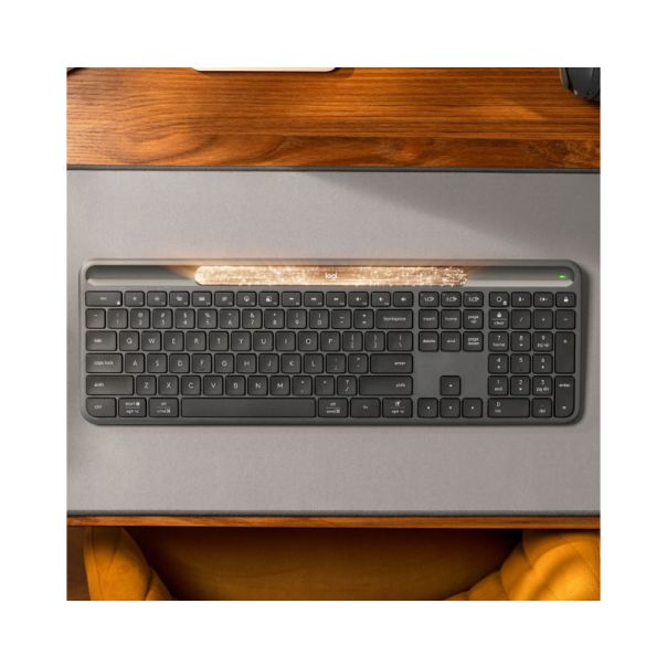 LOGITECH Signature Slim Solar+ wireless keyboard K980, Graphite, for Business - EP2667881