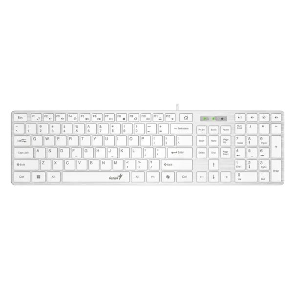 GENIUS SlimStar 126 USB US bela tastatura - EP3059737