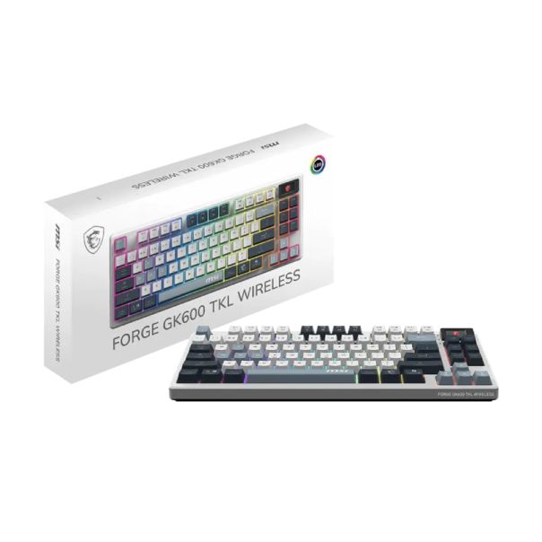 MSI FORGE GK600 TKL W SKY US wireless tastatura - EP3027951