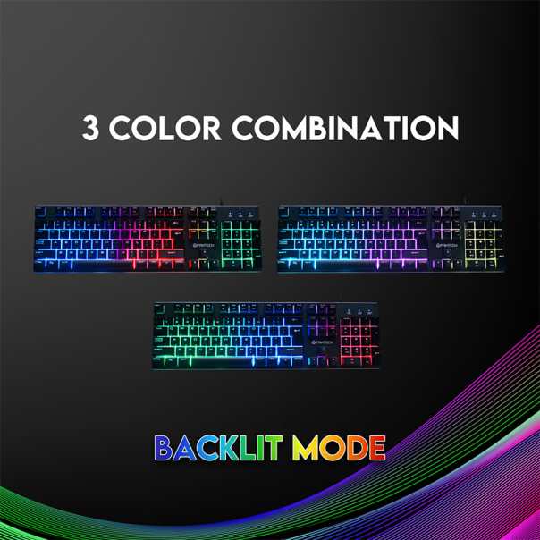 Tastatura Gaming Fantech K614L Fighter II crna - G210369