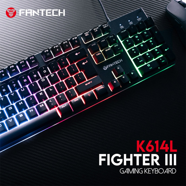 Tastatura Gaming Fantech K614L Fighter II crna - G210369